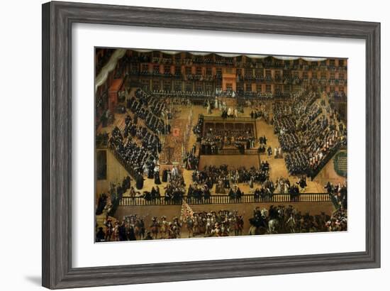 Auto-Da-Fé on Plaza Mayor-Francisco Rizi-Framed Giclee Print