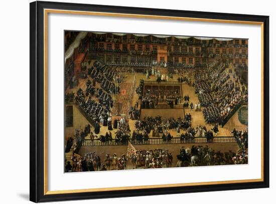 Auto-Da-Fé on Plaza Mayor-Francisco Rizi-Framed Giclee Print