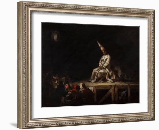 Auto-Da-Fé-Eugenio Lucas Velázquez-Framed Giclee Print