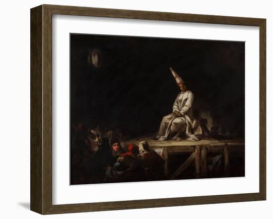 Auto-Da-Fé-Eugenio Lucas Velázquez-Framed Giclee Print