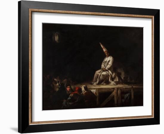 Auto-Da-Fé-Eugenio Lucas Velázquez-Framed Giclee Print