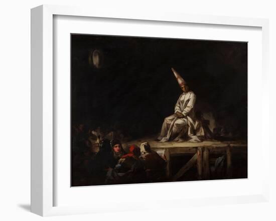 Auto-Da-Fé-Eugenio Lucas Velázquez-Framed Giclee Print