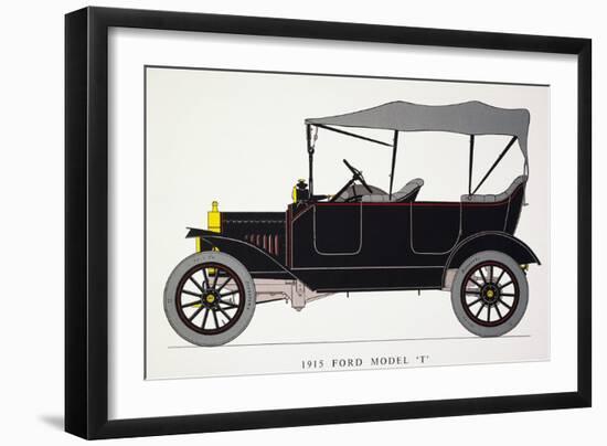 Auto: Model T Ford, 1915-null-Framed Giclee Print