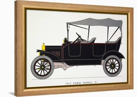 Auto: Model T Ford, 1915-null-Framed Premier Image Canvas