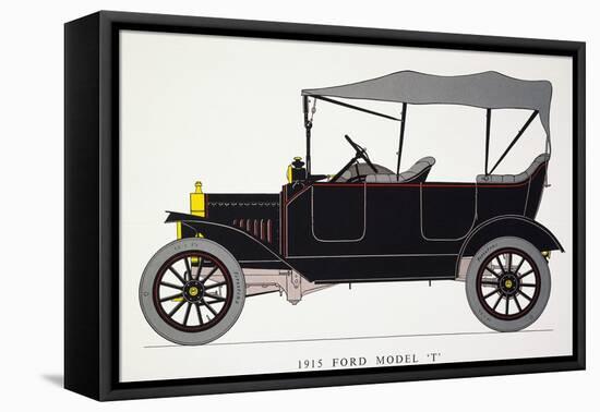 Auto: Model T Ford, 1915-null-Framed Premier Image Canvas