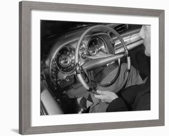 Auto Pilot Speed Regulator Device, Used in Imperial and Chrysler 1958 Cars-Andreas Feininger-Framed Photographic Print