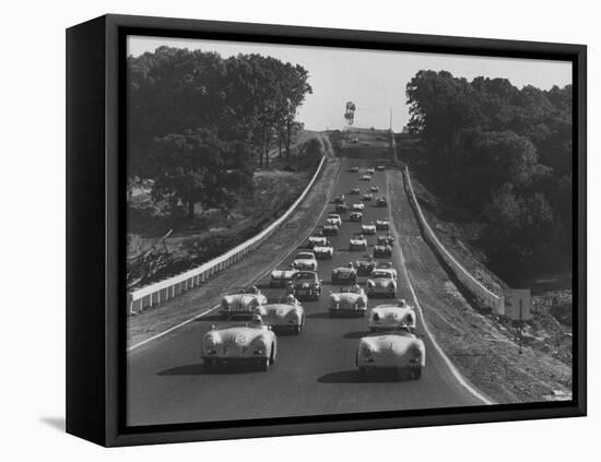 Auto Race-null-Framed Premier Image Canvas