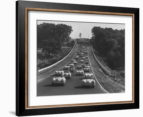 Auto Race-null-Framed Photographic Print