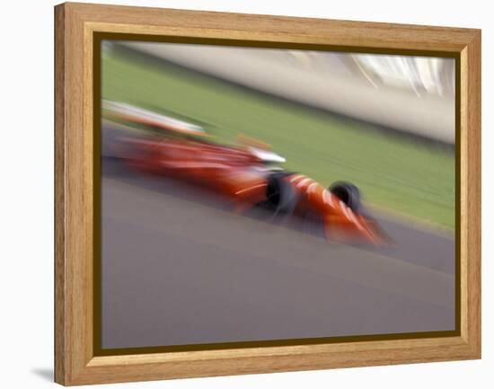 Auto Racing Action-null-Framed Premier Image Canvas