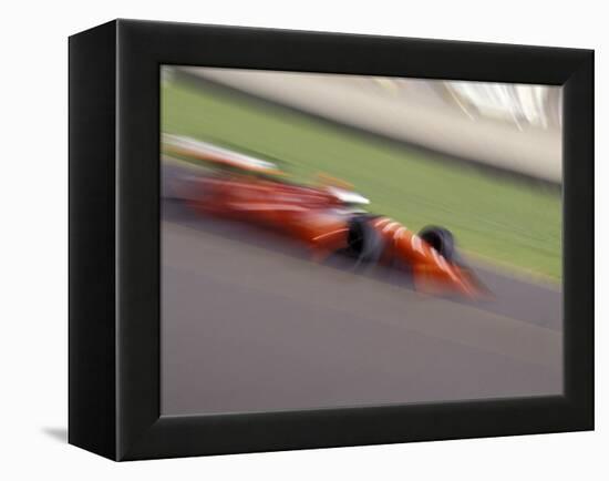 Auto Racing Action-null-Framed Premier Image Canvas