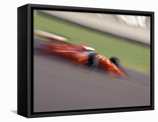 Auto Racing Action-null-Framed Premier Image Canvas