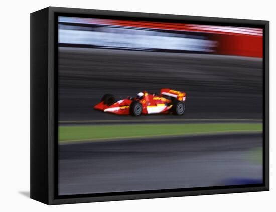 Auto Racing Action-null-Framed Premier Image Canvas