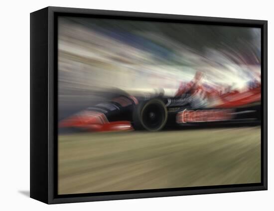 Auto Racing Action-null-Framed Premier Image Canvas