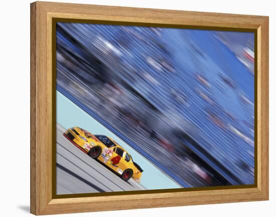 Auto Racing Action-Chris Trotman-Framed Premier Image Canvas