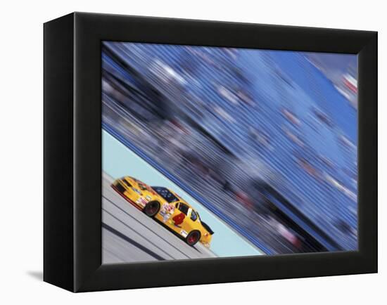 Auto Racing Action-Chris Trotman-Framed Premier Image Canvas