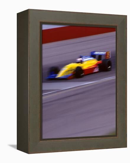 Auto Racing Action-null-Framed Premier Image Canvas