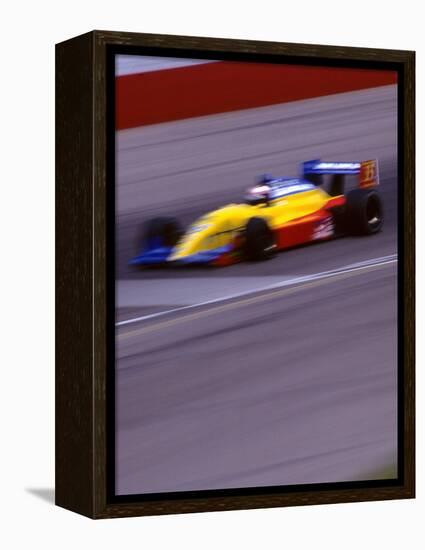 Auto Racing Action-null-Framed Premier Image Canvas