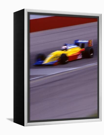 Auto Racing Action-null-Framed Premier Image Canvas
