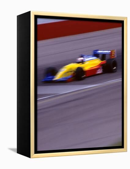 Auto Racing Action-null-Framed Premier Image Canvas