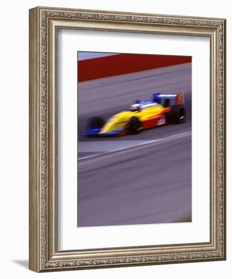 Auto Racing Action-null-Framed Photographic Print