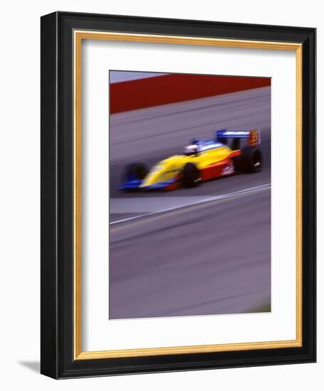 Auto Racing Action-null-Framed Photographic Print