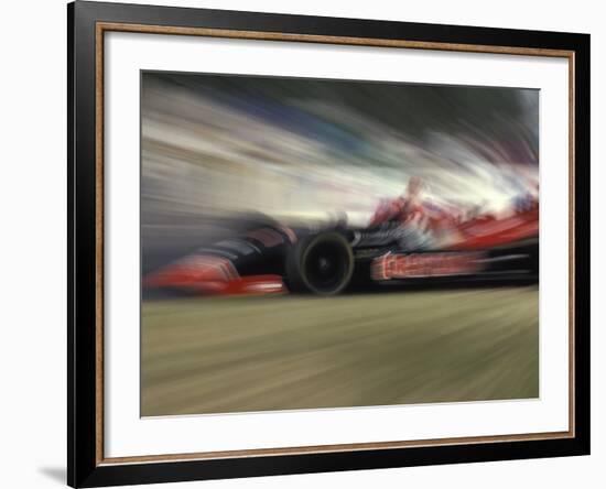 Auto Racing Action-null-Framed Photographic Print