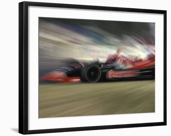 Auto Racing Action-null-Framed Photographic Print