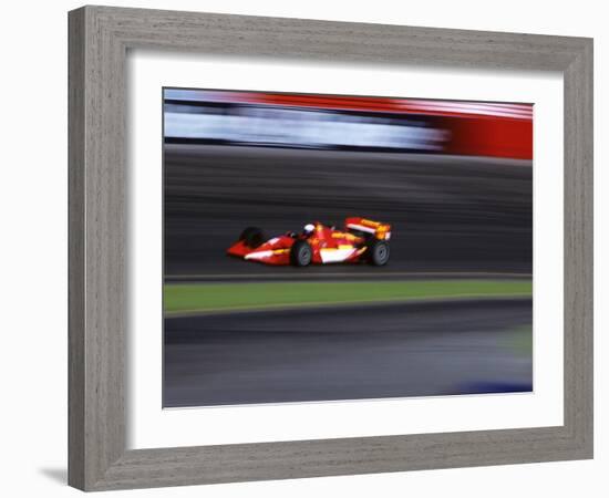 Auto Racing Action-null-Framed Photographic Print