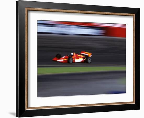 Auto Racing Action-null-Framed Photographic Print