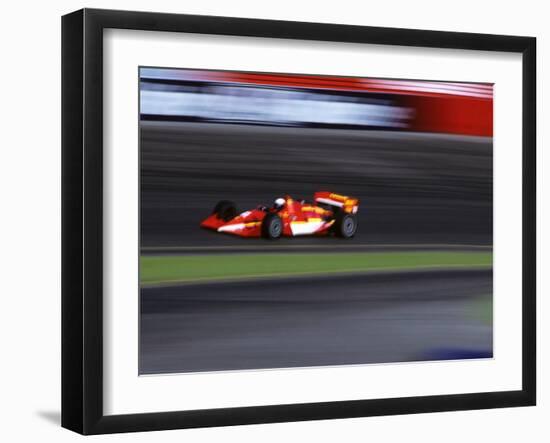 Auto Racing Action-null-Framed Photographic Print