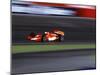 Auto Racing Action-null-Mounted Photographic Print