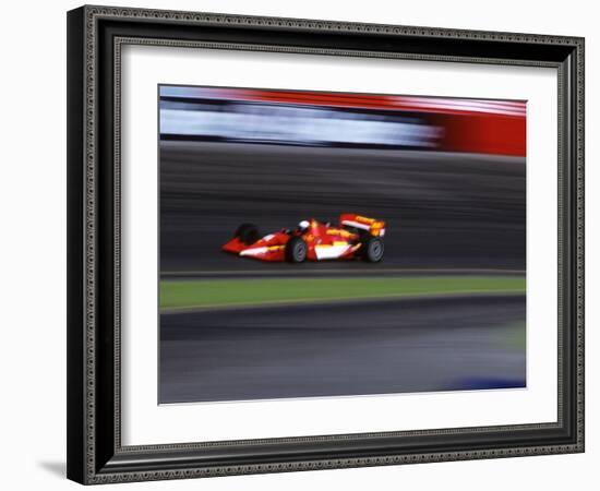 Auto Racing Action-null-Framed Photographic Print