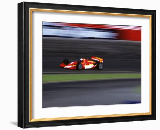 Auto Racing Action-null-Framed Photographic Print