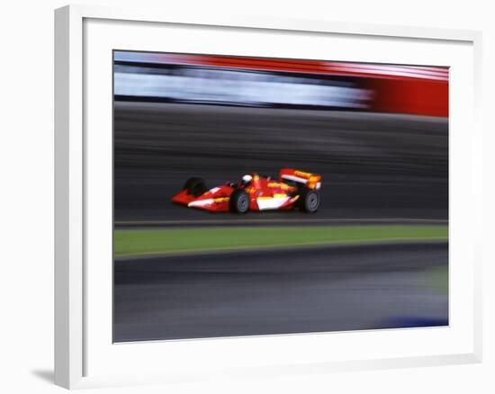 Auto Racing Action-null-Framed Photographic Print