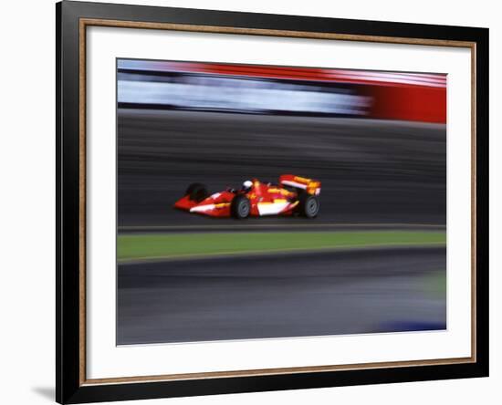 Auto Racing Action-null-Framed Photographic Print