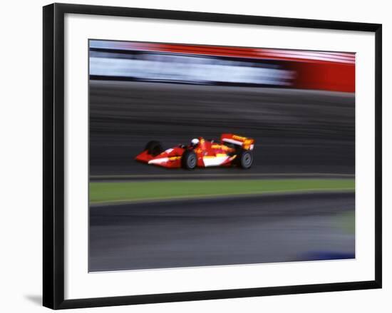 Auto Racing Action-null-Framed Photographic Print