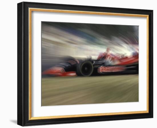 Auto Racing Action-null-Framed Photographic Print