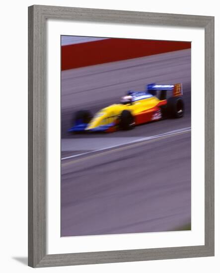 Auto Racing Action-null-Framed Photographic Print