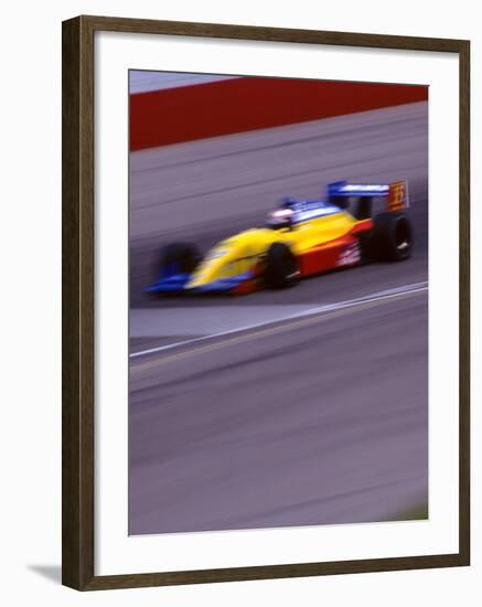 Auto Racing Action--Framed Photographic Print