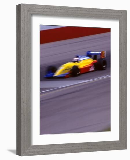 Auto Racing Action-null-Framed Photographic Print