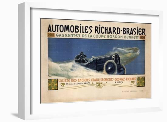 Auto Richard Brasier-null-Framed Giclee Print