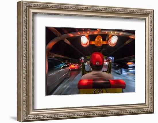 Auto-Rickshaw or Tuk-Tuk, Bangkok, Thailand-Peter Adams-Framed Photographic Print