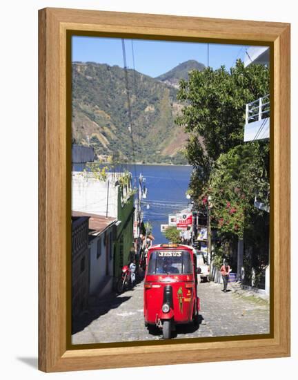 Auto Rickshaw, San Pedro, San Pedro La Laguna, Lake Atitlan, Guatemala, Central America-Wendy Connett-Framed Premier Image Canvas