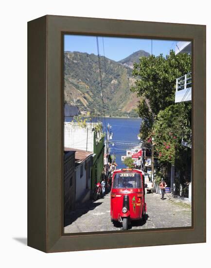 Auto Rickshaw, San Pedro, San Pedro La Laguna, Lake Atitlan, Guatemala, Central America-Wendy Connett-Framed Premier Image Canvas