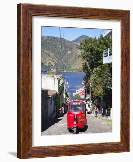 Auto Rickshaw, San Pedro, San Pedro La Laguna, Lake Atitlan, Guatemala, Central America-Wendy Connett-Framed Photographic Print