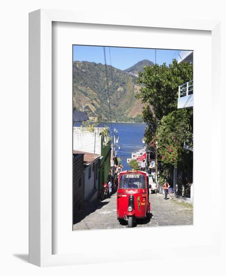 Auto Rickshaw, San Pedro, San Pedro La Laguna, Lake Atitlan, Guatemala, Central America-Wendy Connett-Framed Photographic Print