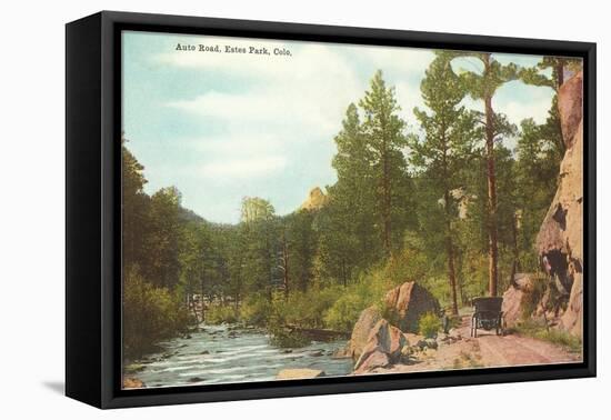 Auto Road, Estes Park, Colorado-null-Framed Stretched Canvas