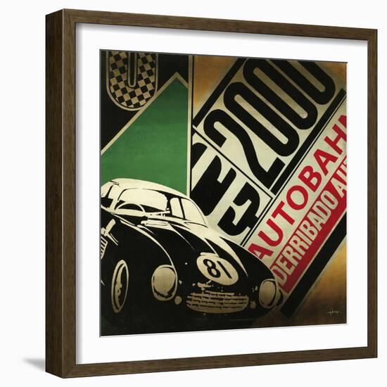 Autobahn-Kc Haxton-Framed Art Print