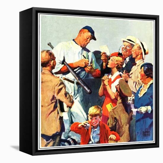 "Autograph for a Fan,"September 1, 1933-William Meade Prince-Framed Premier Image Canvas