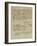 Autograph Letter Signed by Wolfgang Amadeus Mozart (1756-1791) and Sent to His Wife Constanze,…-null-Framed Giclee Print